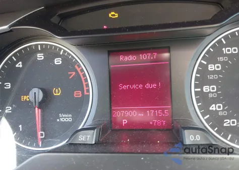 2009 Audi A4 2.0T Prem Plus/2.0T Premium from USA, damaged, VIN WAUSF78K09N029730